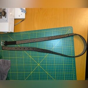 Vintage Olson studded leather belt